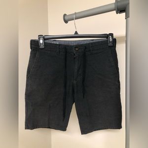 Men’s bullhead black skinny shorts 30